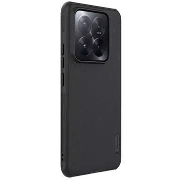 Nillkin Super Frosted Shield Pro verstärktes Gehäuse für Xiaomi 14 Pro – Schwarz