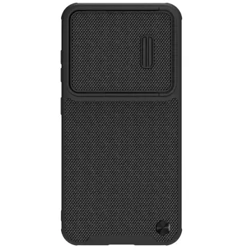 Nillkin Textured S Case für Samsung Galaxy S23 gepanzerte Hülle mit Kameraabdeckung schwarz