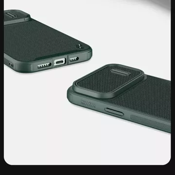 Nillkin Textured S Case iPhone 14 Plus Panzerhülle mit Kameraabdeckung, schwarz