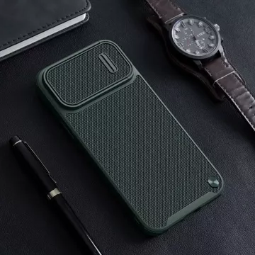 Nillkin Textured S Case iPhone 14 Plus Panzerhülle mit Kameraabdeckung, schwarz