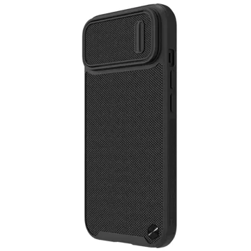 Nillkin Textured S Case iPhone 14 Plus Panzerhülle mit Kameraabdeckung, schwarz