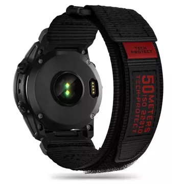 Nylon-Armband für Garmin Fenix ​​3 / 5x / 3hr / 5x plus / 6x / 6x pro / 7x Schwarz