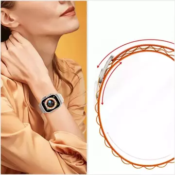 Nylon Pro Band Smartwatch Armband für Apple Watch 4/5/6/7/8/SE (38/40/41 MM) ORANGE