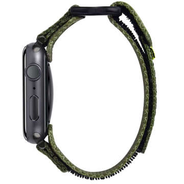 Nylonarmband für Apple Watch 2/3/4/5/6/7/8/9/SE/Ultra 42/44/45/49 mm Nylonband Sport grün