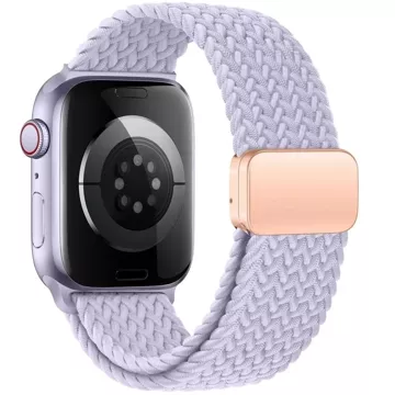 Nylonarmband für Apple Watch 4 / 5 / 6 / 7 / 8 / 9 / SE (38 / 40 / 41 mm) NylonMag Periwinkle