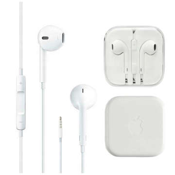 Original Apple EarPods MD827LL/A Kopfhörer mit Fernbedienung und 3,5 mm Klinkenmikrofon