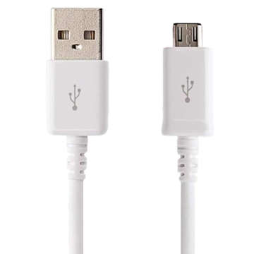 Original Samsung Micro-USB-Kabel USB-A 2.0 ECB-DU4EWE 1,5 m großes weißes Kabel