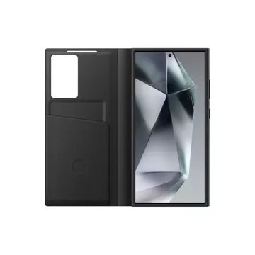 Original Smart View Wallet Case Schwarz EF-ZS928CBEGWW für Samsung Galaxy S24 Ultra schwarzer Blister