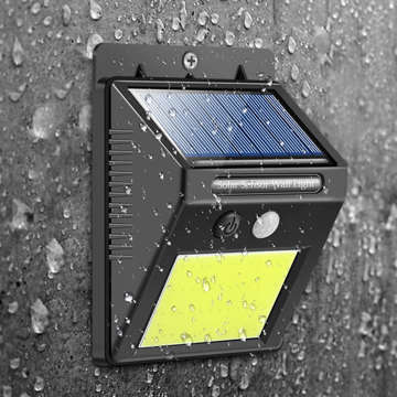 Outdoor LED Solarlampe mit Bewegungs- und Dämmerungssensor 48 COB LED