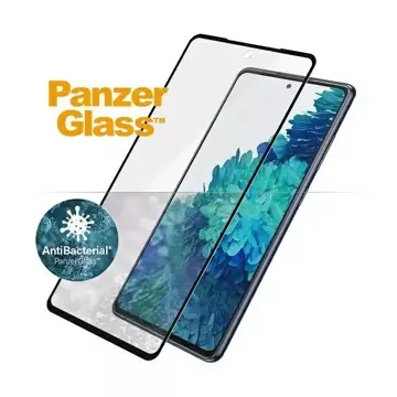 PanzerGlass E2E Microfracture Glas für Sam S20 FE G781 Case Friendly Fingerprint AntiBacterial schwarz/schwarz