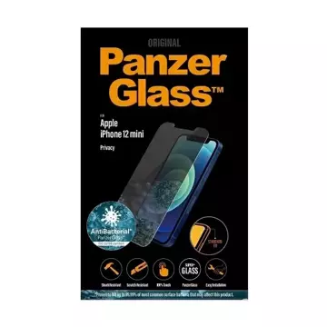 PanzerGlass Standard Super für iPhone 12 Mini Datenschutz Antibakteriell