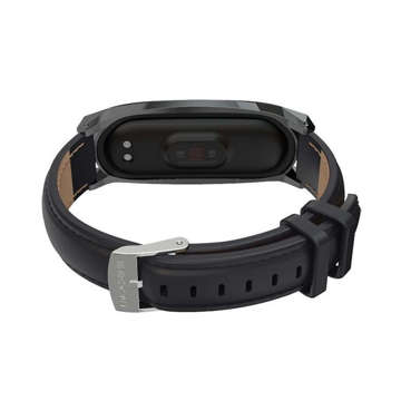 Pasek Herms tun Xiaomi Mi Smart Band 5/6/6 NFC Schwarz