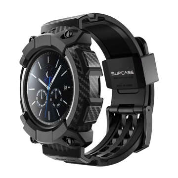 Pasek etui 2w1 Supcase Unicorn Beetle Pro für Samsung Galaxy Watch 4 Classic 46mm Schwarz