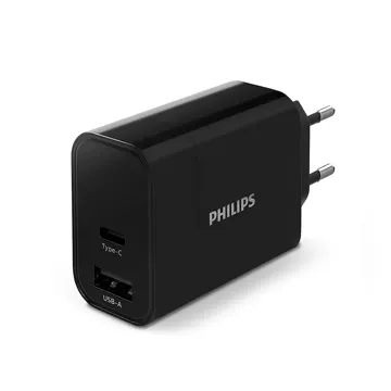 Philips Ladegerät 30 W USB TYPE-C PD QC Phil-DLP2621/12