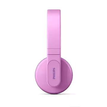 Philips kabellose Bluetooth-On-Ear-Kopfhörer für Kinder, rosa Tak4206pk