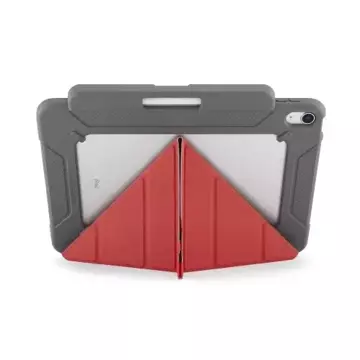 Pipetto Origami No2 Pencil Shield - Schutzhülle mit Halter für Apple Pencil für iPad Air 10.9" 4Gen. (Rot) [P]