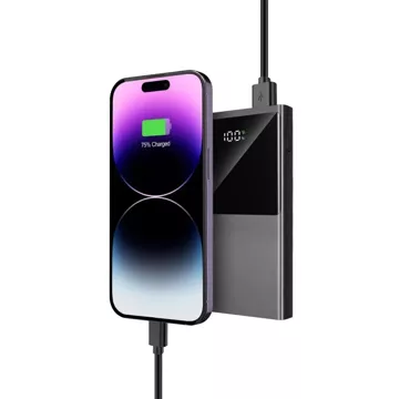 Powerbank PB12-22.5W Power Bank (2 x USB-A, USB-C, Lightning) 10000 mAh Schwarz