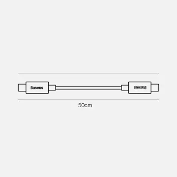 Powerbank mit MagSafe Wireless Charging Baseus Magnetic Bracket 10000mAh 20W USB Type C Kabel Baseus Xiaobai Series 60W 0.5m