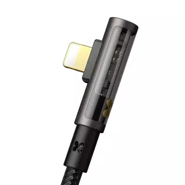 Prism USB zu Lightning Mcdodo CA-3510 abgewinkeltes Kabel, 1,2 m (schwarz)