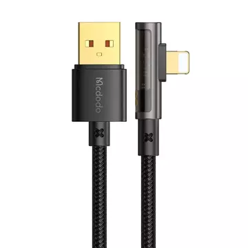 Prism USB zu Lightning Mcdodo CA-3510 abgewinkeltes Kabel, 1,2 m (schwarz)