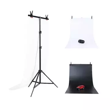 Puluz Kit / Stativ zum Anbringen von Fotohintergründen 70x200cm Fotohintergründe 2 Stück DCA0976