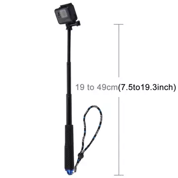 Puluz Selfie Stick für Actionkameras PZ150 (schwarz)