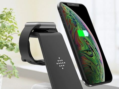 Qi Alogy 3in1 Induktionsladegerät für Apple iPhone Watch AirPods