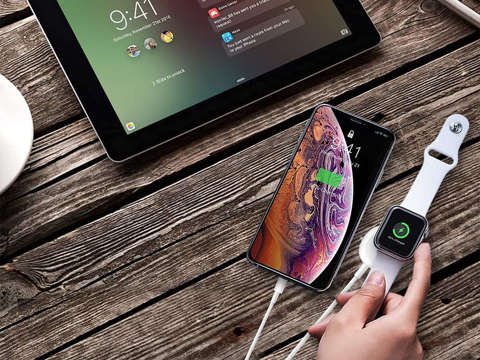 Qi Lightning 2in1 Alogy Induktionsladegerät für Apple Watch / iPhone