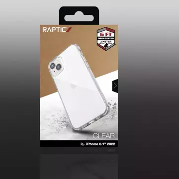 Raptic Clear Case iPhone 14 gepanzerte durchsichtige Hülle