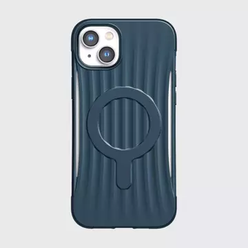 Raptic Clutch Built Case iPhone 14 Plus mit MagSafe Rückseite blau