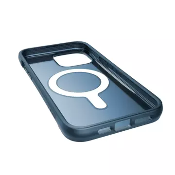 Raptic Clutch Built Case iPhone 14 Pro Max mit MagSafe Rückseite blau