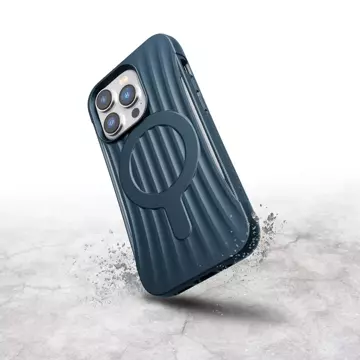 Raptic Clutch Built Case iPhone 14 Pro mit MagSafe Rückseite blau