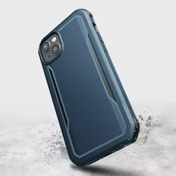 Raptic Fort Case iPhone 14 mit gepanzerter blauer MagSafe-Hülle