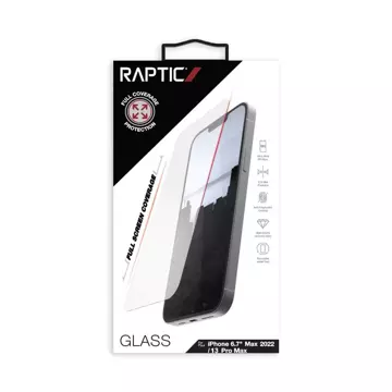 Raptic X-Doria Full Glass iPhone 14 Plus Vollbild aus gehärtetem Glas