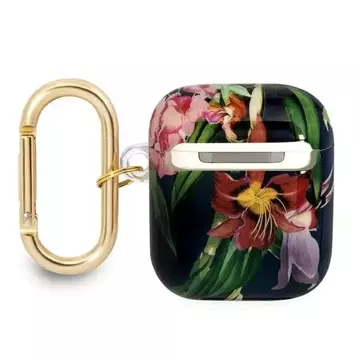 Ratet mal, GUA2HHFLB AirPods decken niebieski/blaue Flower Strap Collection ab