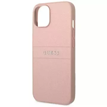 Ratet mal, GUHCP14MPSASBPI Hülle für Apple iPhone 14 Plus 6,7" rosa/rosa Saffiano Strap