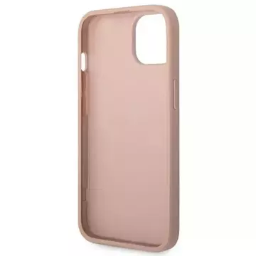 Ratet mal, GUHCP14MPSASBPI Hülle für Apple iPhone 14 Plus 6,7" rosa/rosa Saffiano Strap