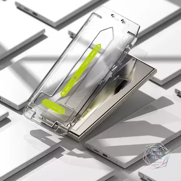 Ringke Easy Slide 2er-Pack gehärtetes Glas für Samsung Galaxy S24 Ultra Clear