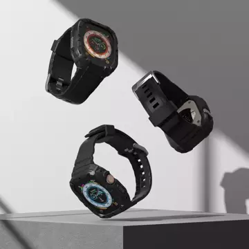 Ringke Fusion X Guard Schutzhülle mit Armband für Apple Watch Ultra 49mm Schwarz