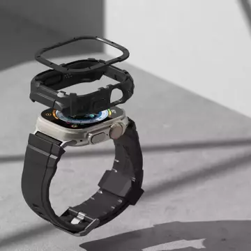 Ringke Fusion X Guard Schutzhülle mit Armband für Apple Watch Ultra 49mm Schwarz