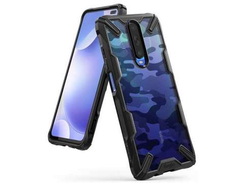 Ringke Fusion X Hülle für Xiaomi Redmi K30 / Poco X2 Camo Black Alogy Glas