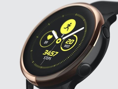 Ringke-Lünette für Galaxy Watch Active 2, 40 mm, glänzender schwarzer Stahl