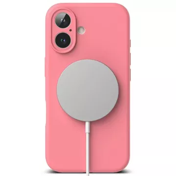 Ringke MagSafe magnetische Silikonhülle für iPhone 16 Pink