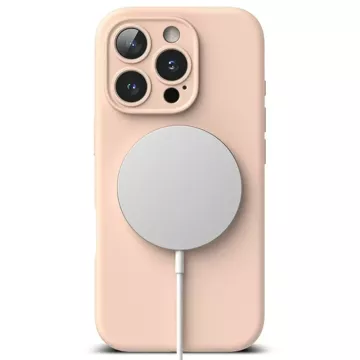 Ringke MagSafe magnetische Silikonhülle für iPhone 16 Pro Pink