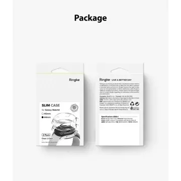 Ringke Slim 2er-Pack Galaxy Watch 4 44 mm klar