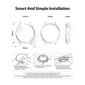 Ringke Slim 2er-Pack Galaxy Watch 4 44 mm klar