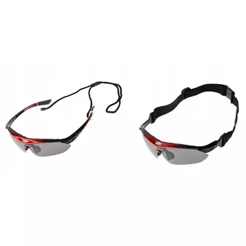 Rockbros 10001 polarisierende Fahrradbrille – Schwarz und Rot