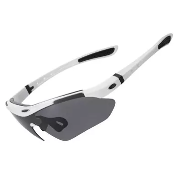 Rockbros 10142 photochrome UV400-Fahrradbrille – weiß
