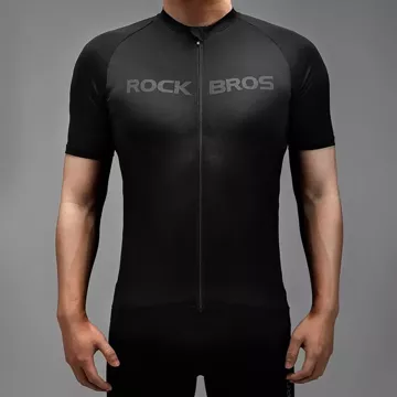 Rockbros 15120002002 Kurzarm-Radtrikot M – Schwarz