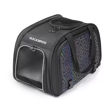 Rockbros 30140028001 Transport-Fahrradtasche für Katzen und Hunde – Schwarz